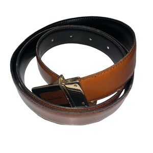 Pierre Cardin Made in Italy Brown Leather Belt Size 41 VINTAGE